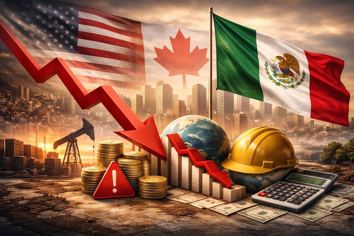 S&P proyecta a México como el país con el crecimiento más lento en América Latina en 2026, debido a la incertidumbre por la revisión del T-MEC y la inflación