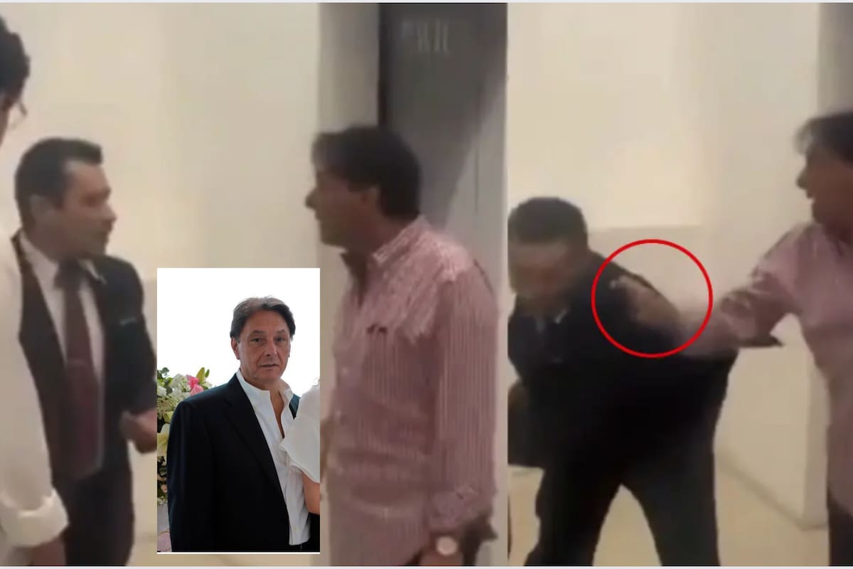 VIDEO: Exhiben a dueño del Restaurante Bellini del WTC de la CDMX maltratando guardia de seguridad