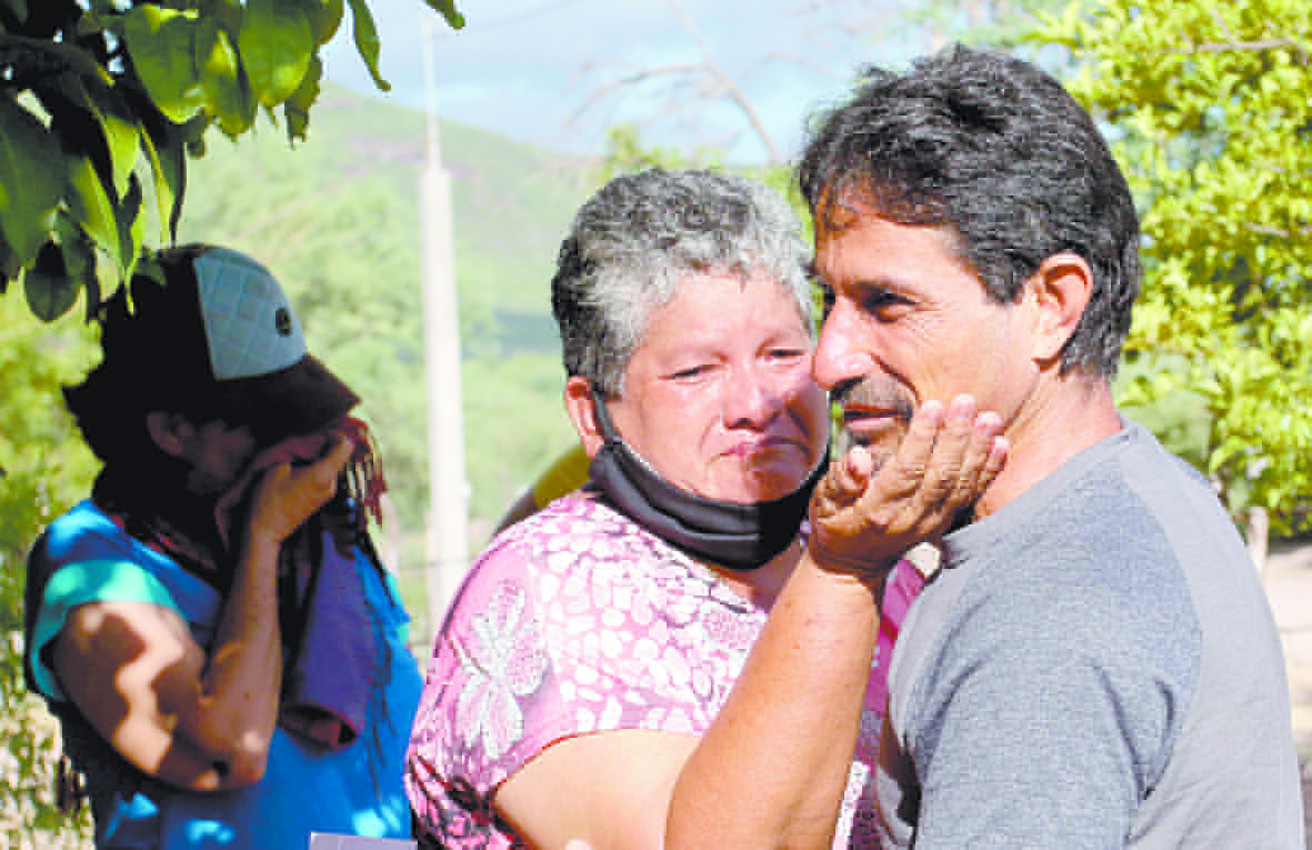 Fuertes emociones se vivieron en el reencuentro de Juan de Dios con sus familiares.