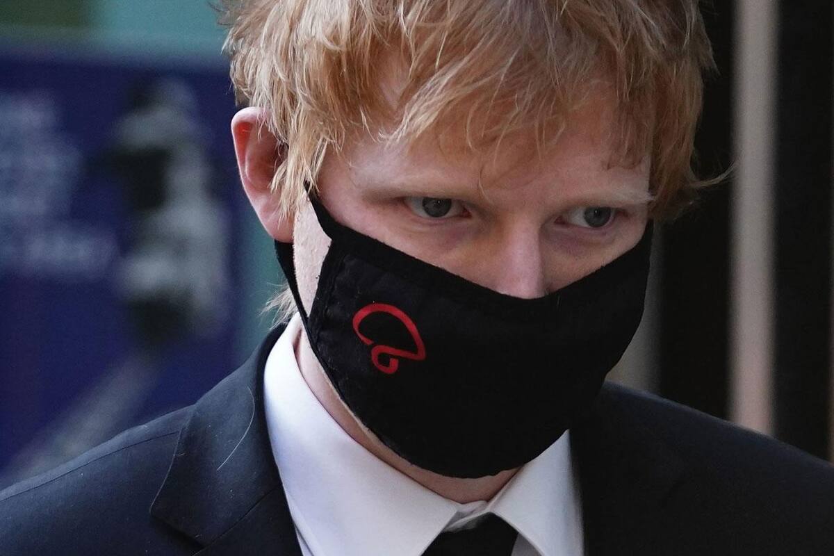 Ed Sheeran gana demanda en caso de derechos de autor de 'Shape of You'
