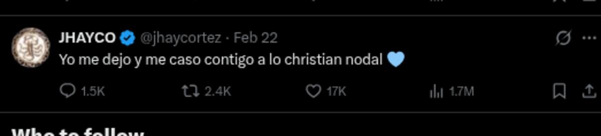 La respuesta de Jhayco.