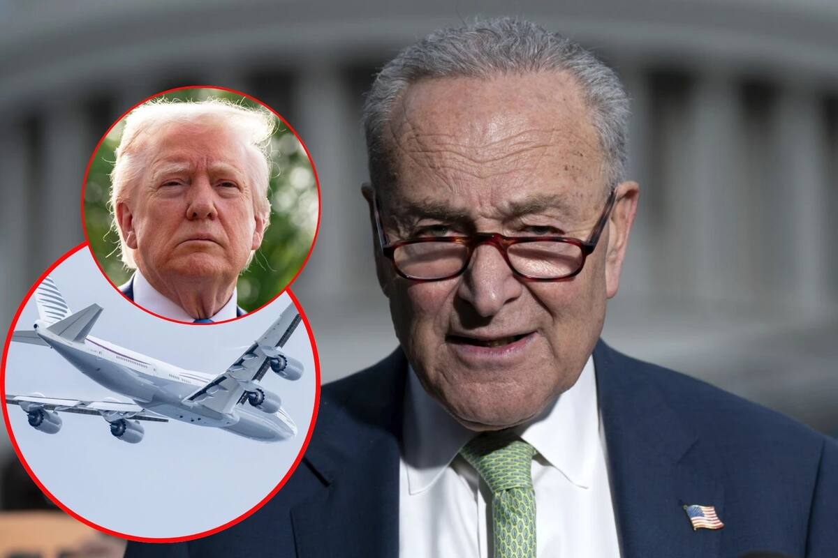 Schumer presenta ley para impedir que Trump use avión regalado por Qatar como Air Force One: “Donald Trump ha demostrado una y otra vez que venderá al pueblo estadounidense”, acusa