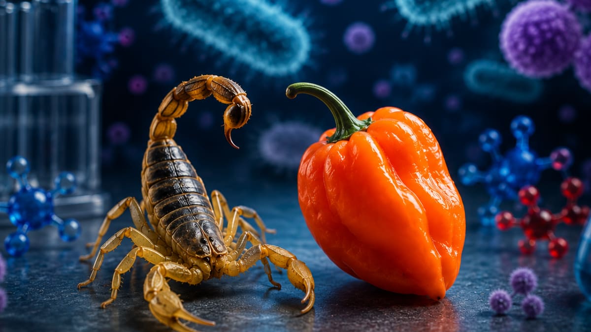 Veneno de alacrán y chile habanero son transformados en antibióticos contra bacterias resistentes gracias a la ciencia mexicana