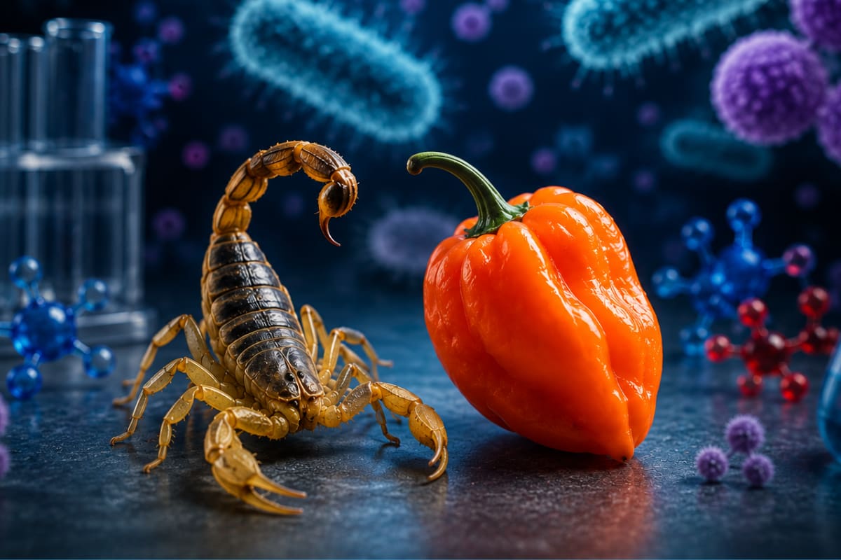 Veneno de alacrán y chile habanero son transformados en antibióticos contra bacterias resistentes gracias a la ciencia mexicana