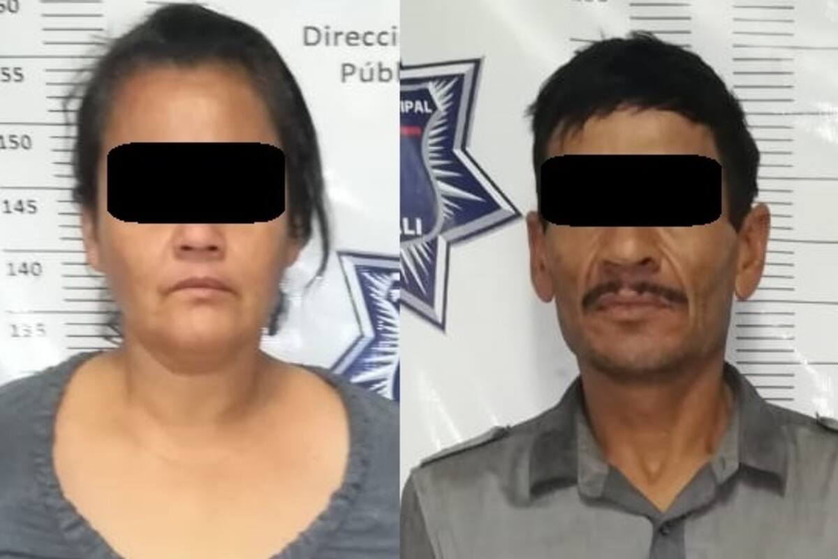 Detienen a pareja con droga en el 43