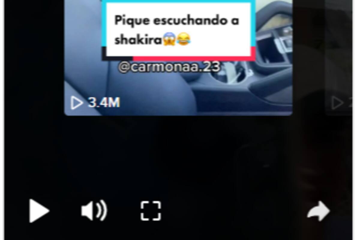 ¡Piqué escucha canción de Shakira!