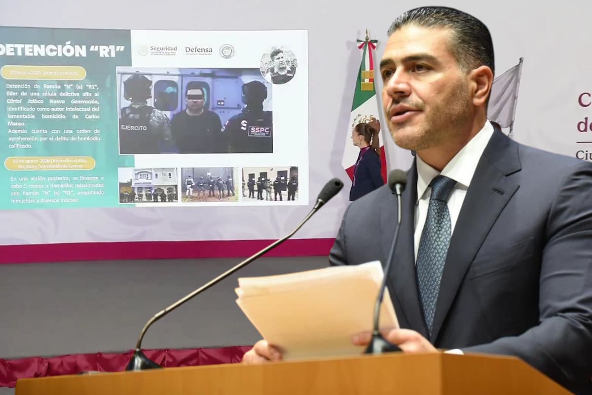 Así avanza el Plan Michoacán: Harfuch reporta 950 detenidos y señala al R1 por el homicidio de Carlos Manzo