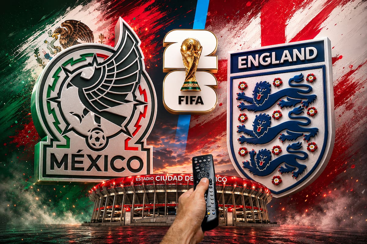 México vs Inglaterra, este domingo 5 de julio desde el Estadio Ciudad de México. (Foto: Generada por IA)