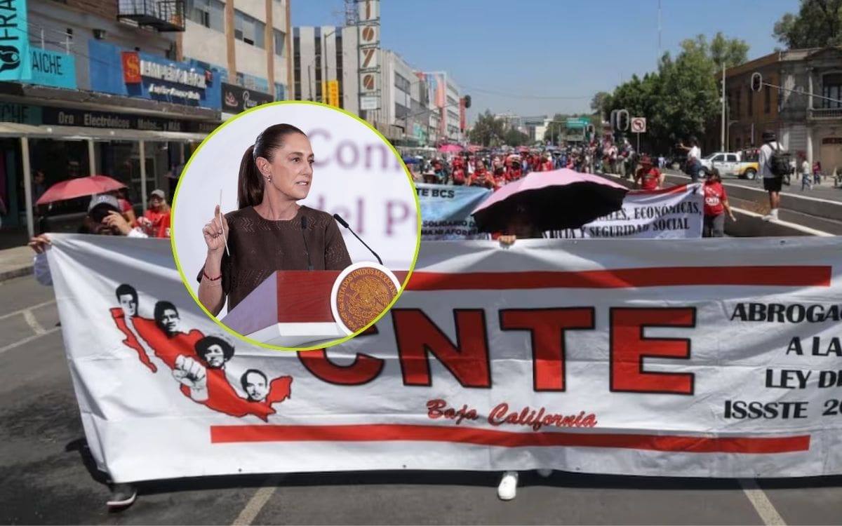 Sheinbaum afirma que no caerá en provocaciones de la CNTE en vísperas del Mundial; descarta reunirse con los maestros. | Crédito: El Universal/Presidencia