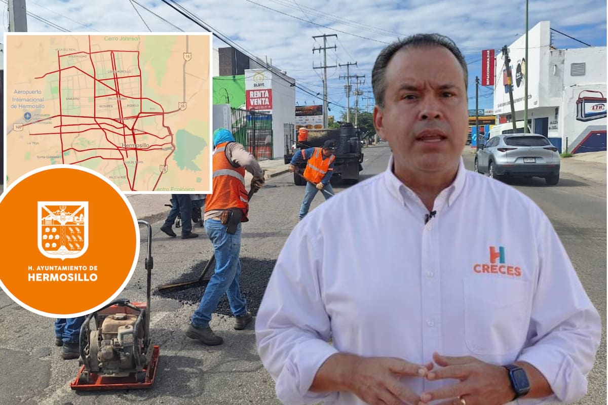 Arranca Hermosillo el programa de bacheo más grande de su historia; rehabilitarán un millón de metros cuadrados