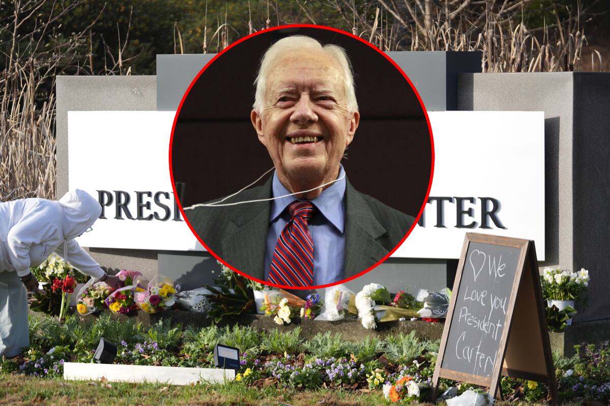 Comienza procesión fúnebre en honor a Jimmy Carter, ex presidente de EU