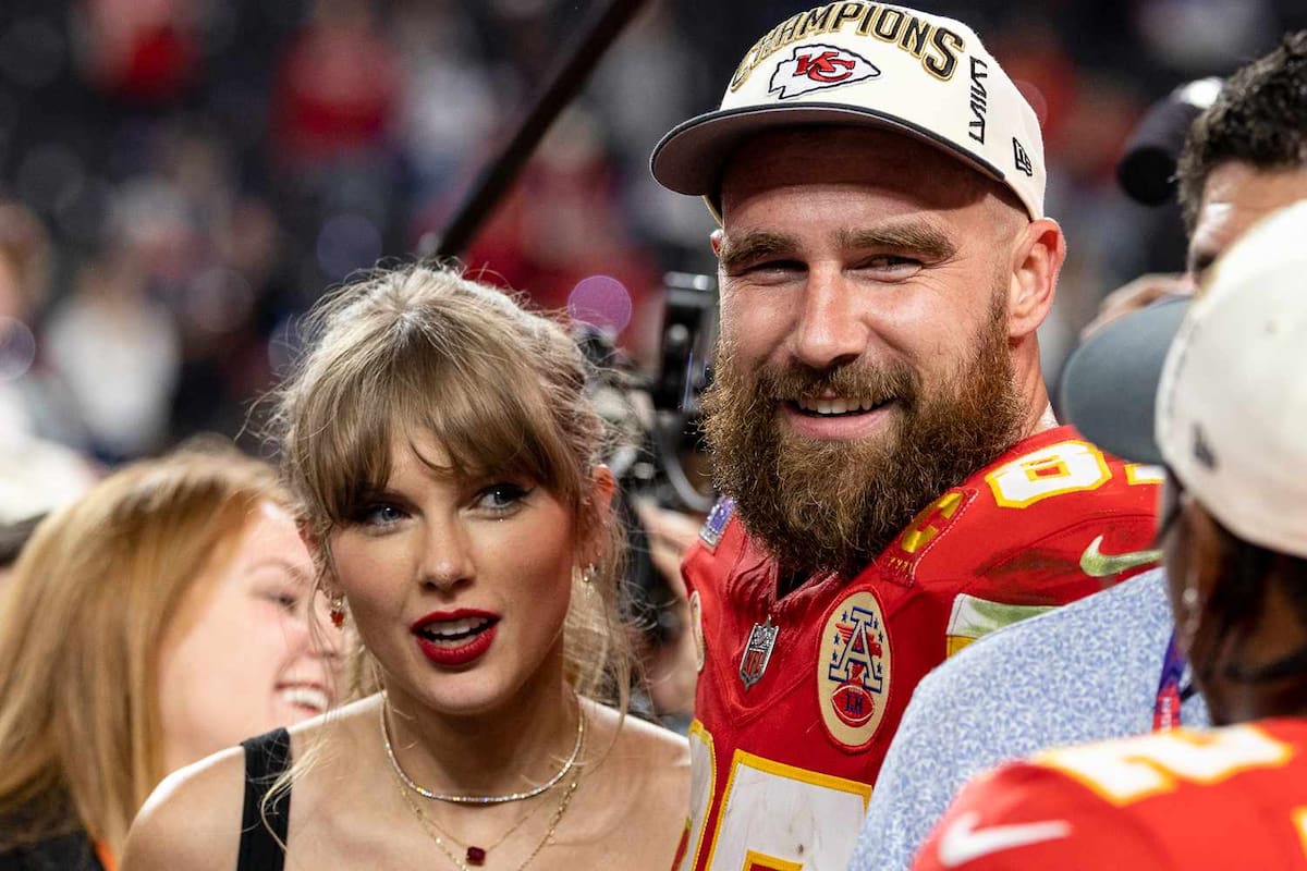 Taylor Swift y Travis Kelce.