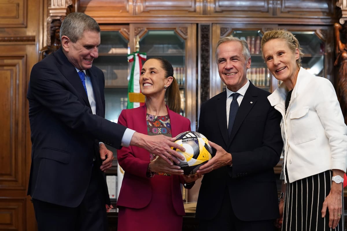 Visita oficial de Mark Carney, el primer ministro de Canadá, a México. | Crédito: Presidencia