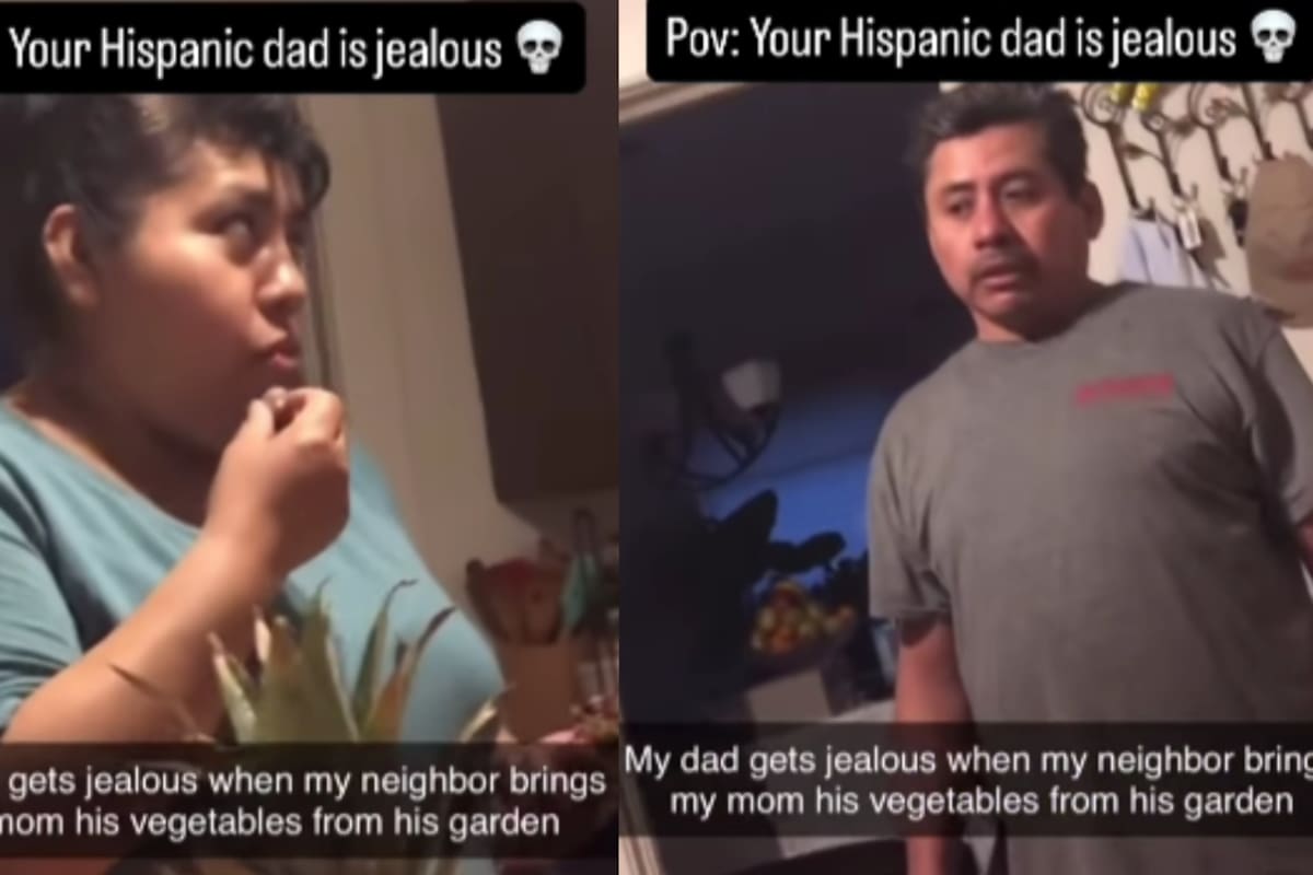 “Es my boyfriend”: Hombre se pone celoso porque su vecino le lleva vegetales a su esposa directo de su jardín, y su mujer e hija se burlan de él