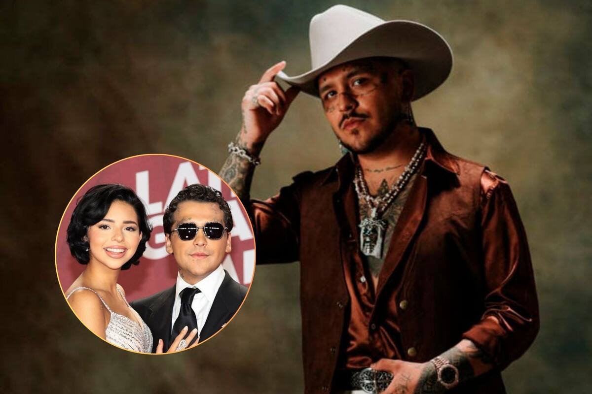 Christian Nodal asegura que duerme con la “conciencia tranquila” pese a las críticas hacia él y Ángela Aguilar