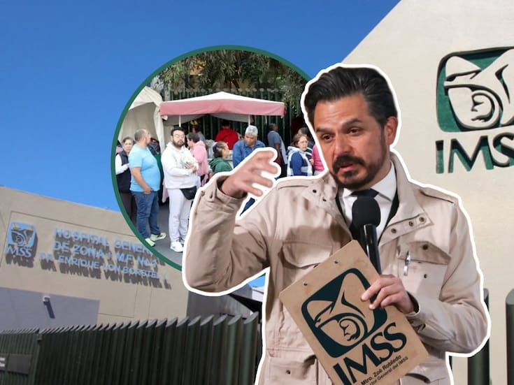 Hacen fila en IMSS pidiendo citas para 2026 pero Zoé Robledo aseguró que el plazo máximo en el que las programan es de 10 días