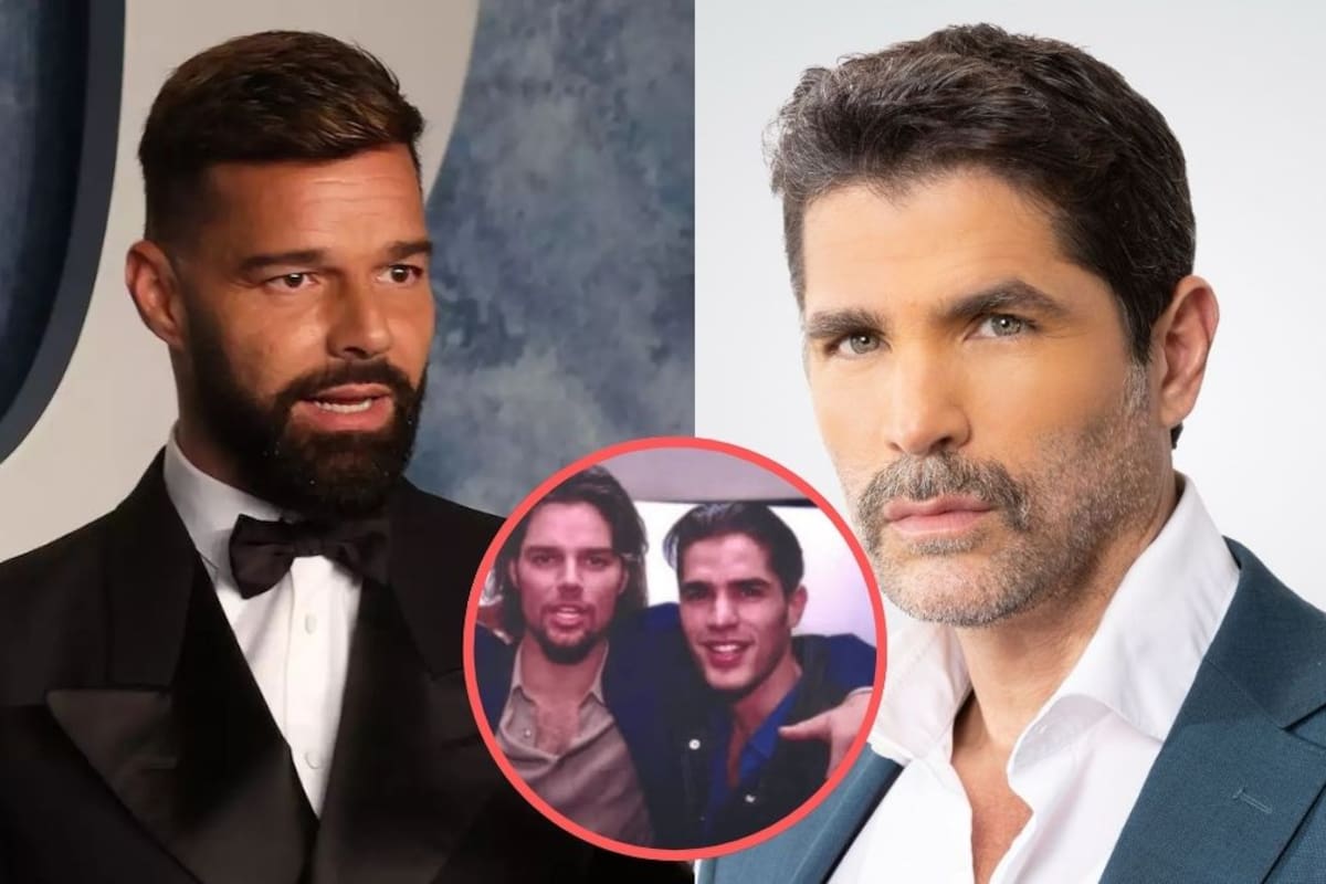 Antigua foto de Ricky Martín y Eduardo Verastegui revive los rumores de un romance