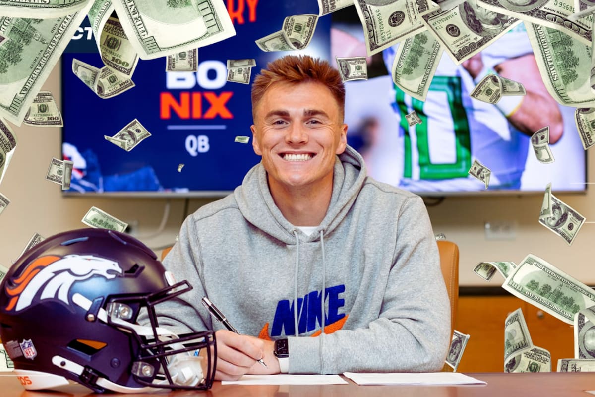 NFL: Bo Nix y los Denver Broncos acuerdan un contrato de novato por 4 años y $18,6 millones de dólares