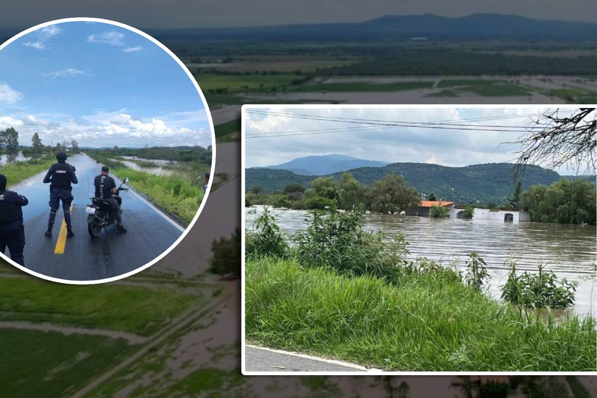 Se desborda presa en Guanajuato: Reportan inundaciones y evacuaciones de emergencia