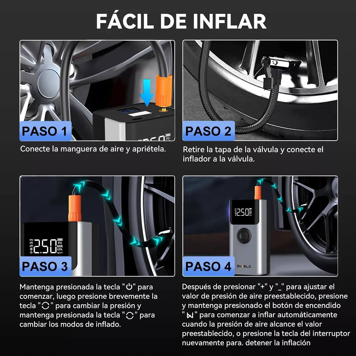 arrancador de batería BIUBLE ML418 | Mercado Libre