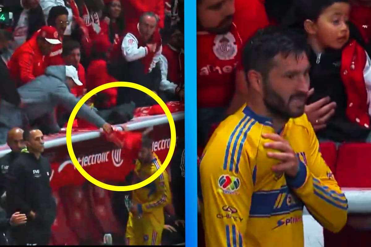 VIDEO: André Gignac es agredido por un aficionado del Toluca tras salir de cambio