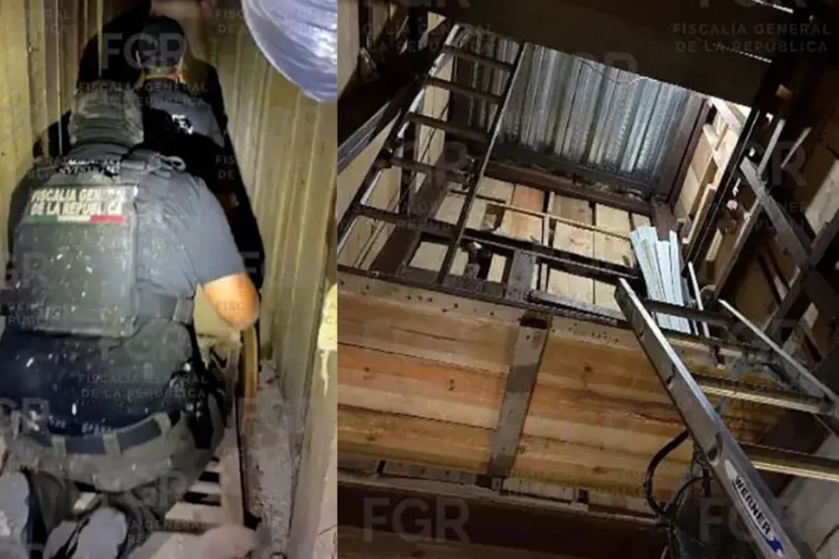 Descubren túnel oculto entre Tijuana y Estados Unidos: así operaba el paso subterráneo hallado por autoridades