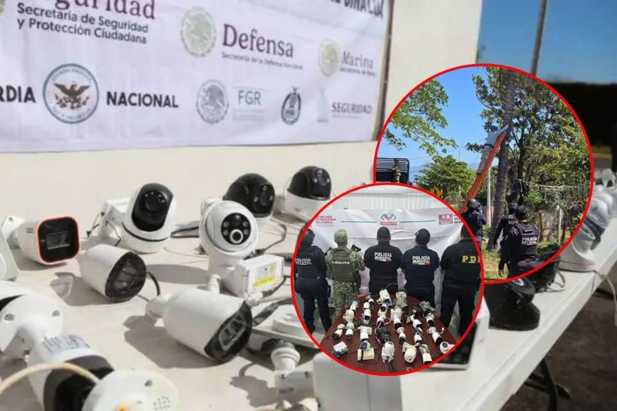 Aumenta el desmantelamiento de cámaras ilegales del crimen organizado en México, van 2300 en 6 meses