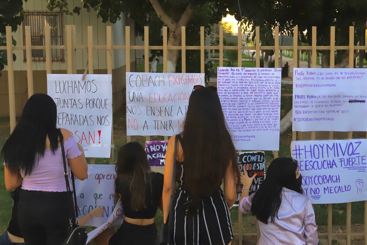 Estudiantes señalan acoso de maestro en Cobach Vasconcelos