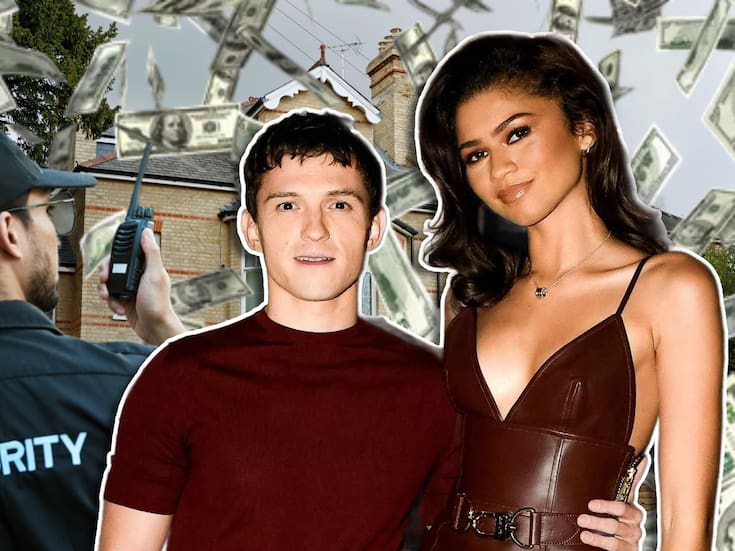 La enorme cantidad de dinero que Tom Holland y Zendaya gastan diario en seguridad tras ser localizada su mansión por fans