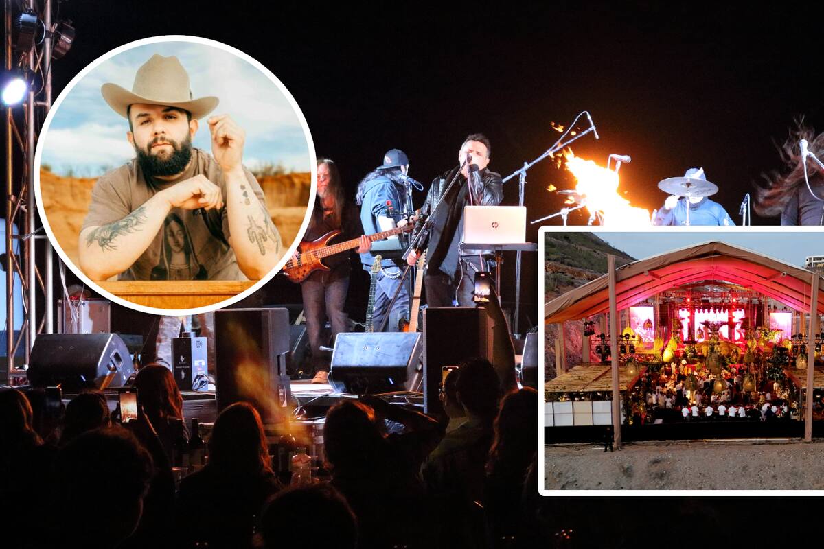 El grupo de rock “Element” deleita a los invitados a la fiesta de Carin León