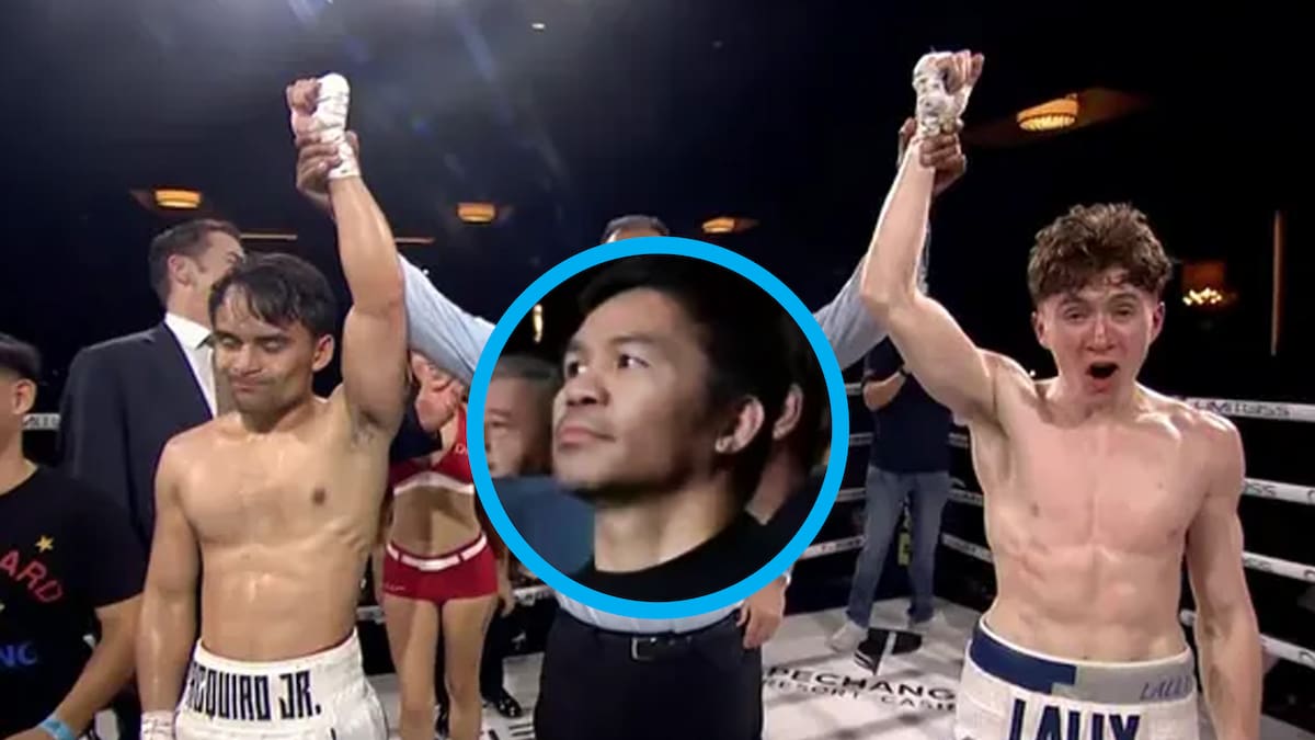 ¿Decepcionado? Manny Pacquiao rompe el silencio tras el amargo debut de su hijo Jimuel en el boxeo profesional