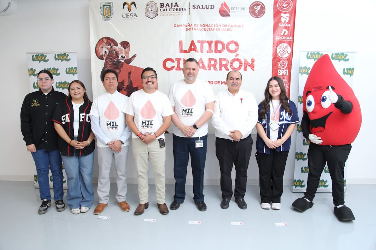 Buscan reunir a 500 donadores de sangre en jornada “Latido Cimarrón” de la UABC