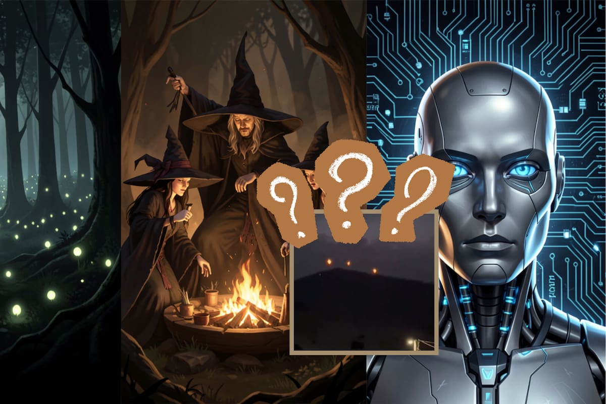 Captan en vídeo 3 extrañas luces y “lamentos” en un cerro de Edomex; usuarios dudan si son brujas, un fenómeno natural o creación con IA