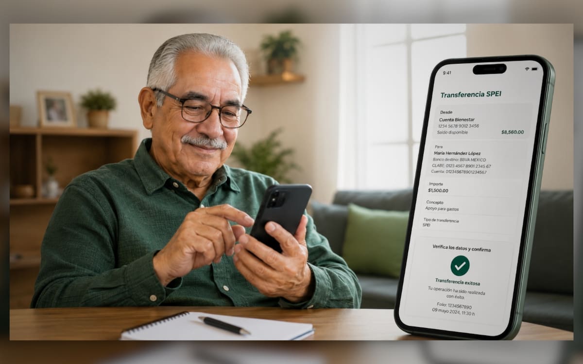 Banco del Bienestar ya permite transferencias SPEI desde su app: qué cambió, cómo enviar dinero a otros bancos y qué datos necesitas. Foto: Especial