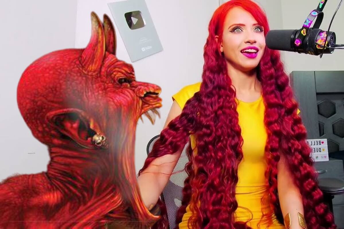 Así se vería Bella Dueñas poseída por un demonio según la Inteligencia Artificial