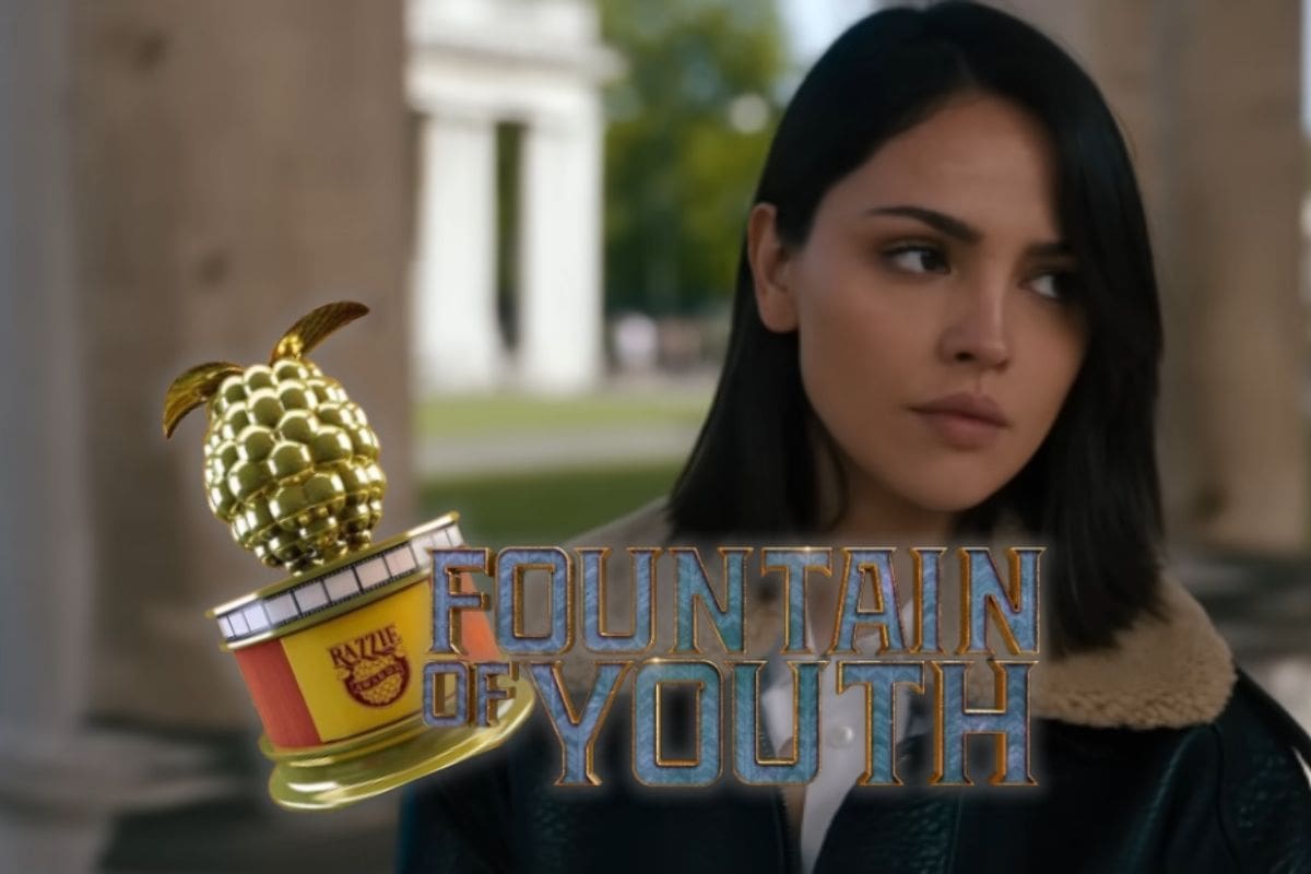 Eiza González es nominada a los Premios Razzie 2026 por “La Fuente de la Juventud” y entra a la lista de “lo peor” del cine del año