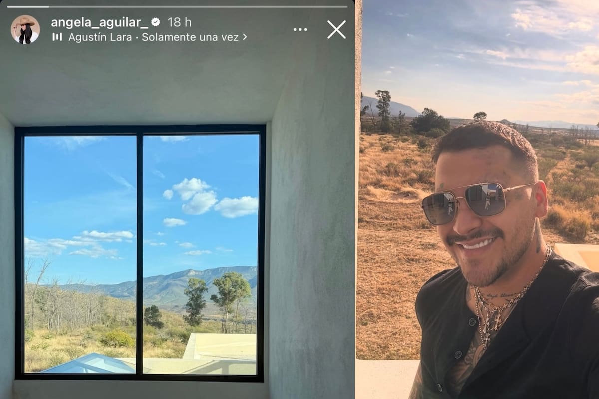 Ángela Aguilar y Christian Nodal comparten imágenes inéditas de lo que sería su nuevo hogar en México