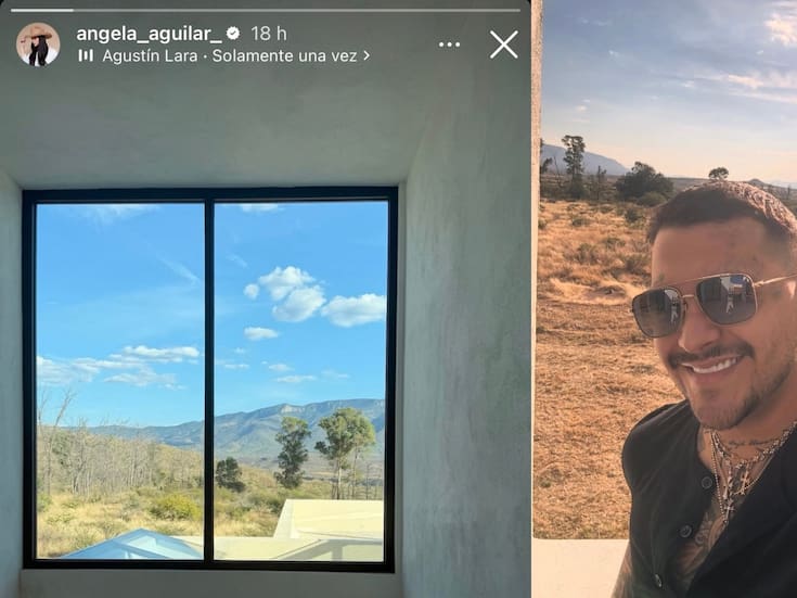 Ángela Aguilar y Christian Nodal comparten imágenes inéditas de lo que sería su nuevo hogar en México