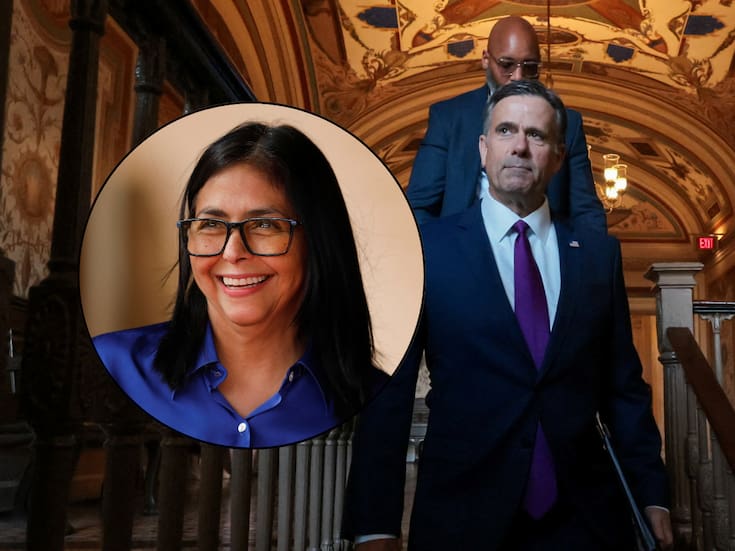 Mientras la líder de la oposición de Venezuela, María Corina Machado, le ofreció a Trump su medalla del Premio Nobel de la Paz, el director de la CIA se reunió con Delcy Rodríguez en Caracas