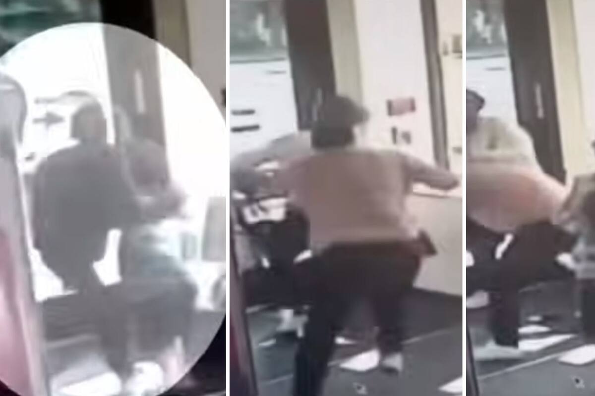Video: Hombre pelea contra hombre intentó secuestrar a su hijo