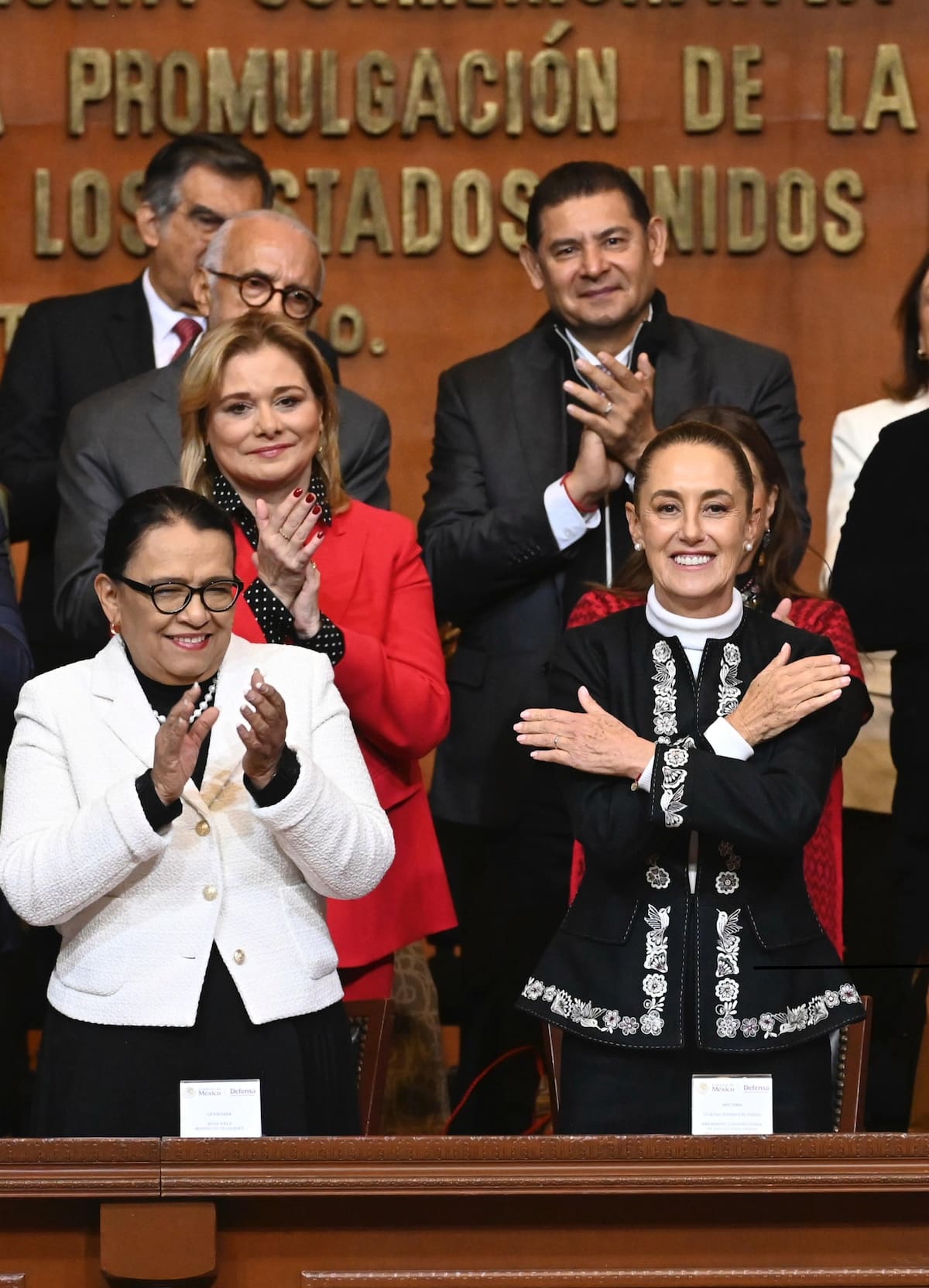 Sheinbaum celebra el Aniversario de la Constitución este 5 de febrero en Querétaro y afirma que México “no se arrodilla”. | Crédito: Presidencia