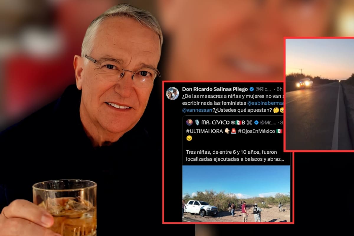 ‘¿No van a escribir nada?’: Ricardo Salinas cuestiona a periodistas tras asesinato de niñas en Hermosillo; ambas lo habían llamado “villano y delincuente”