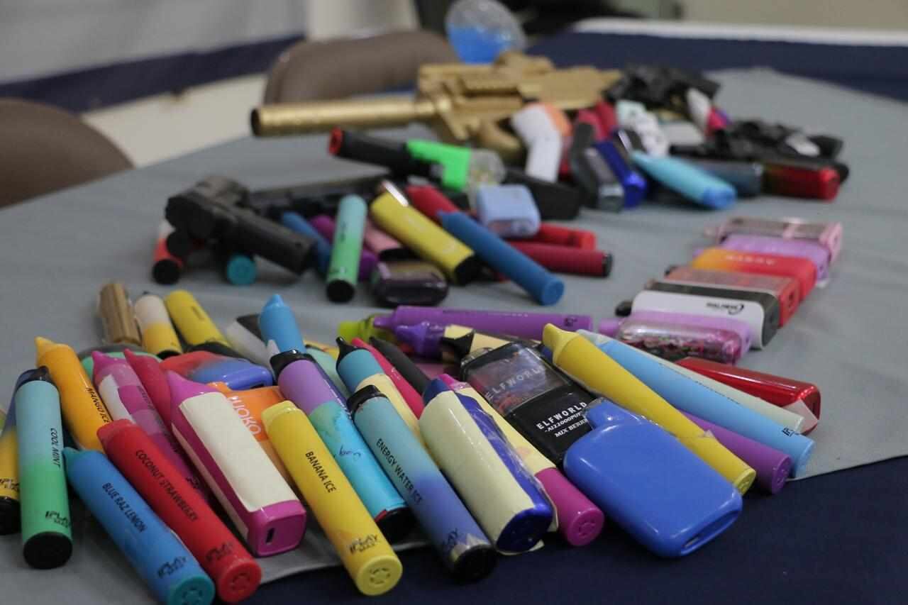 Se aseguró un total de 388 vapeadores. | Crédito: Mayra Echeverría