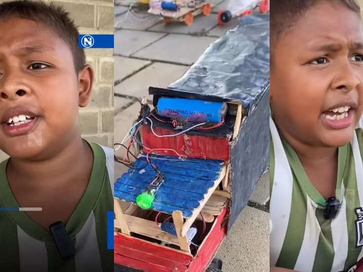 Niño se vuelve viral por ayudar a sacar adelante a su hogar creando sus propios juguetes