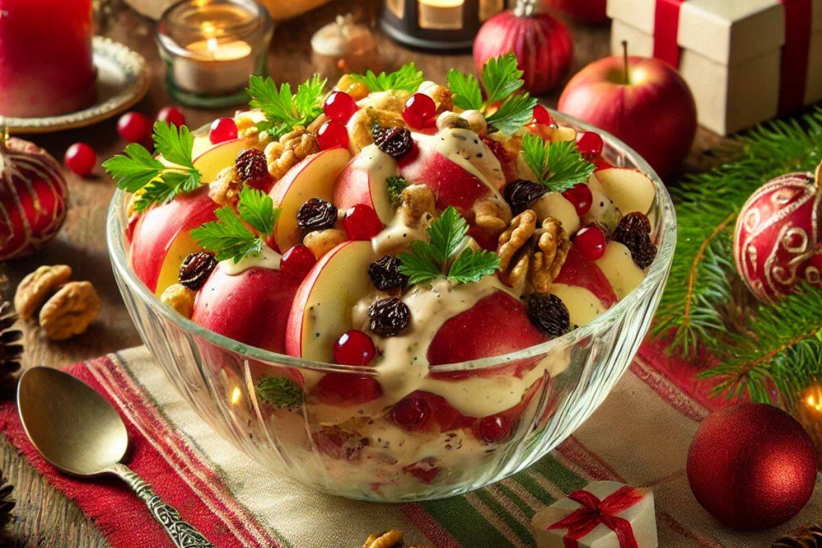 Ensalada de manzana: el clásico navideño que no puede faltar en tu mesa