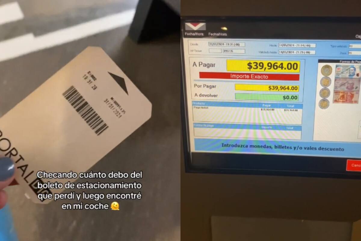 ¡Mujer pierde boleto de estacionamiento y cuando lo encuentra averigua que debe casi 40 mil pesos!