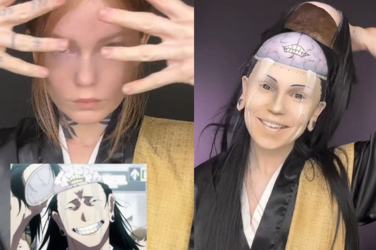 Mujer se viraliza por disfrazarse de Kenjaku de “Jujutsu Kaisen”