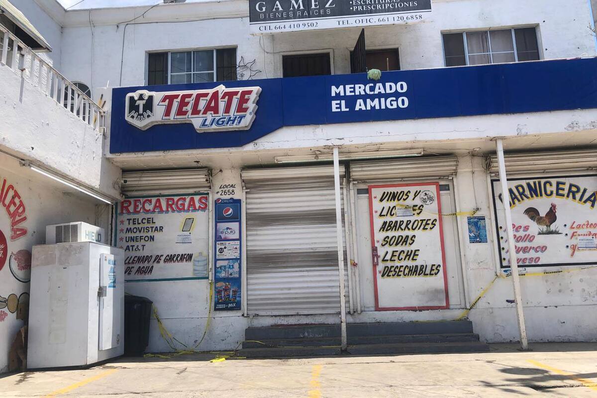 Mercado ‘El amigo’ en Rosarito es asegurado por narcomenudeo