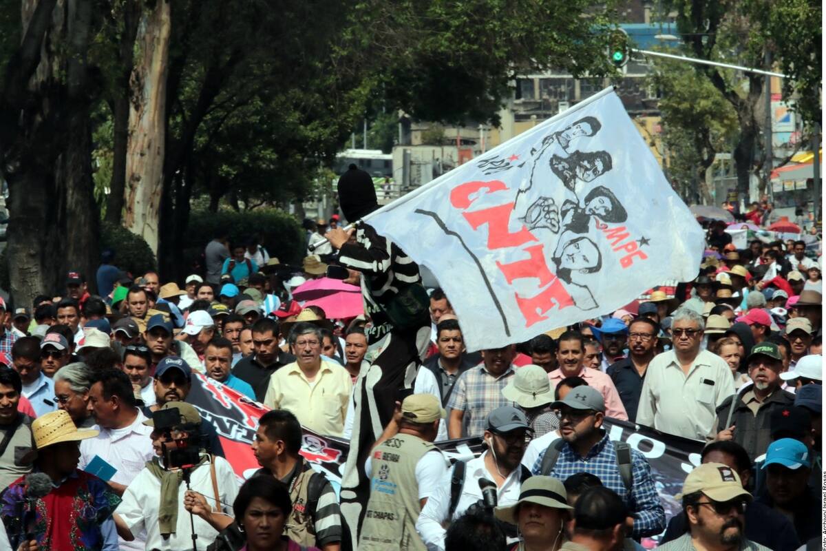 CNTE se niega a regreso a clases presenciales en Oaxaca, pese a vacunación de maestros