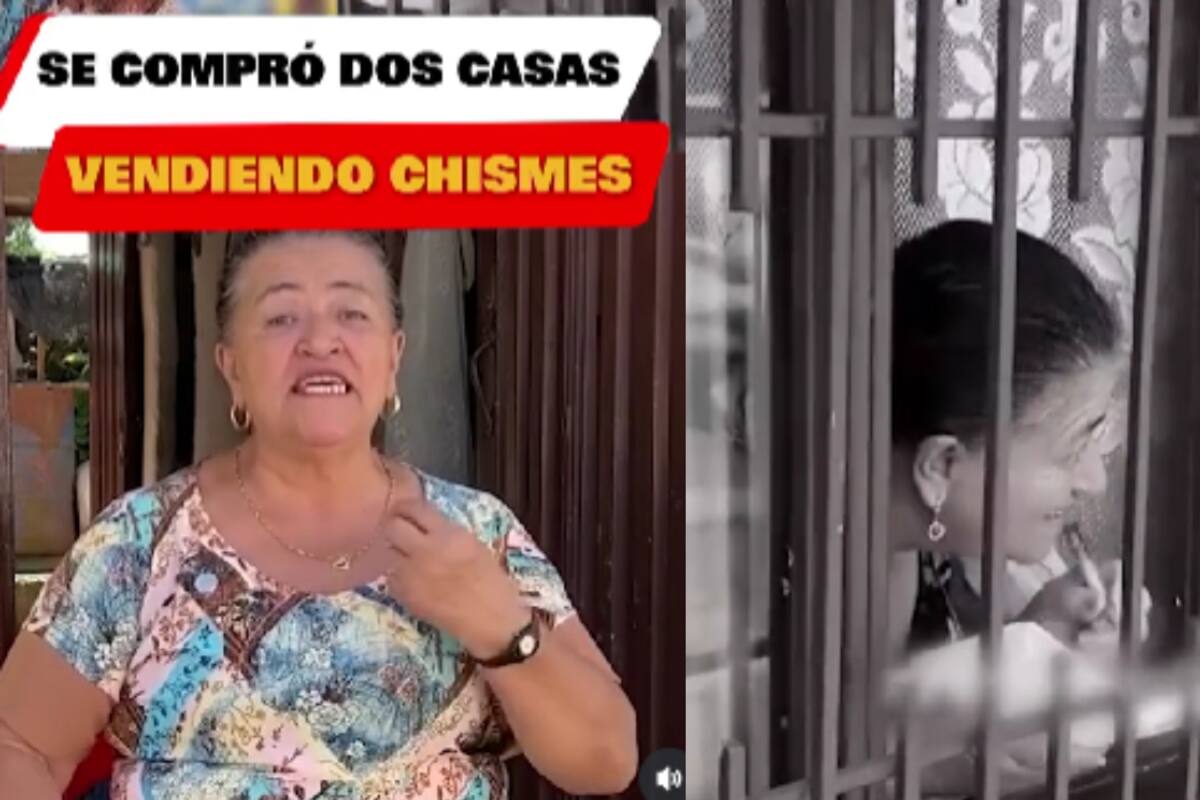 Mujer colombiana compra dos casas vendiendo chismes en su barrio